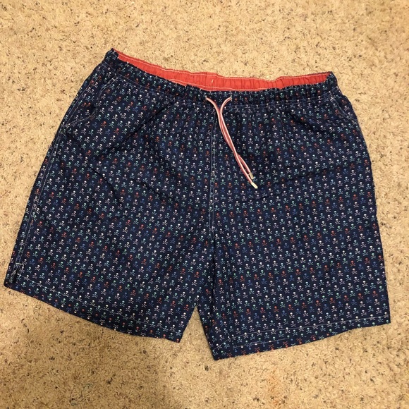 skull and crossbones swim trunks